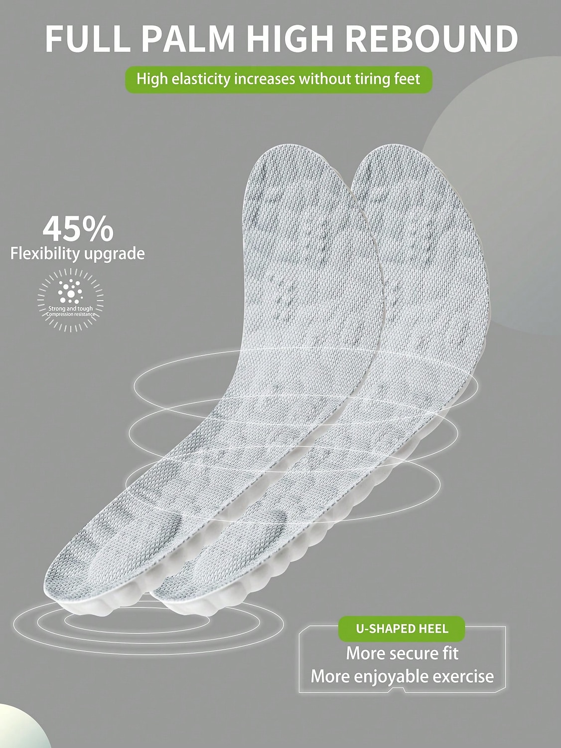 comfortabele schoeninlegzolen met hoogteverhoging – verkrijgbaar in de maten 1,5 cm, 2,5 cm en 3,5 cm – zachte dempende binnenzolen voor sneakers, laarzen en alledaags schoeisel 2025 - $11.99 –P7