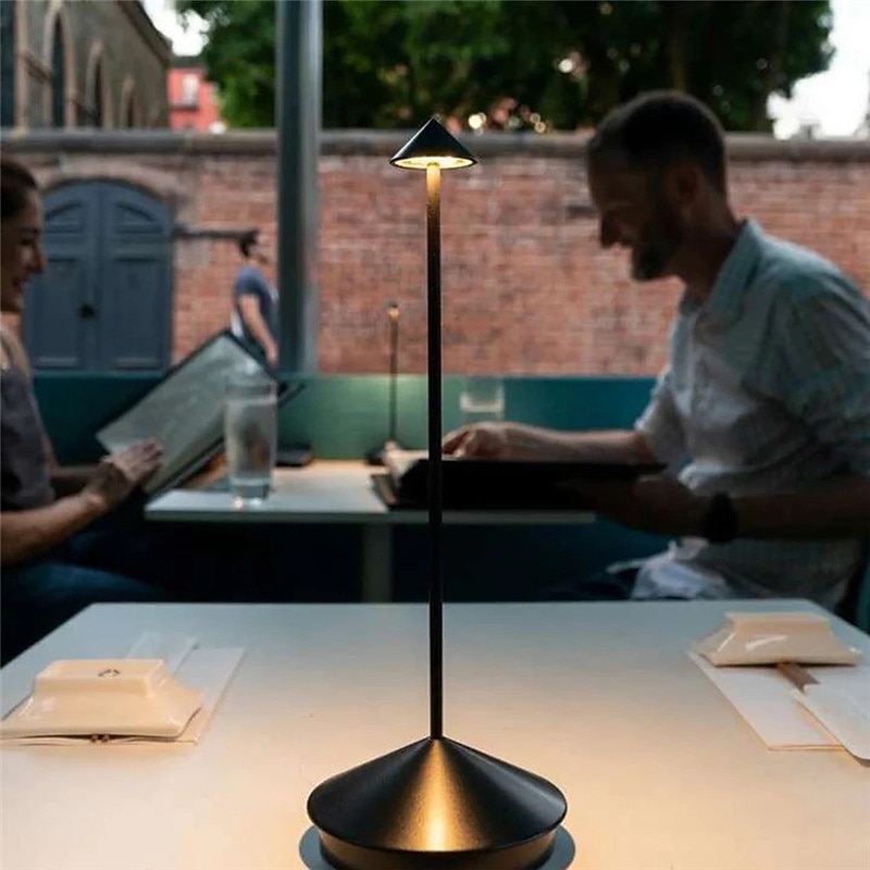 Light In The Box Modern Rechargeable Table Lamp Creative Dining Touch Led Night Lamp For Hotel Bar Coffee Decor Desk Lamp Dimmer Home Lighting 2025 - $55.99 –P10