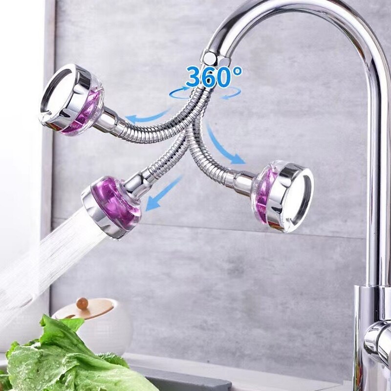360 Degree Turbo Rotation Faucet Pressurize Kitchen Sink Tap Filter Bubble Splash Proof Water Saving Shower Nozzle Tap Connector 2025 - $3.49 –P8