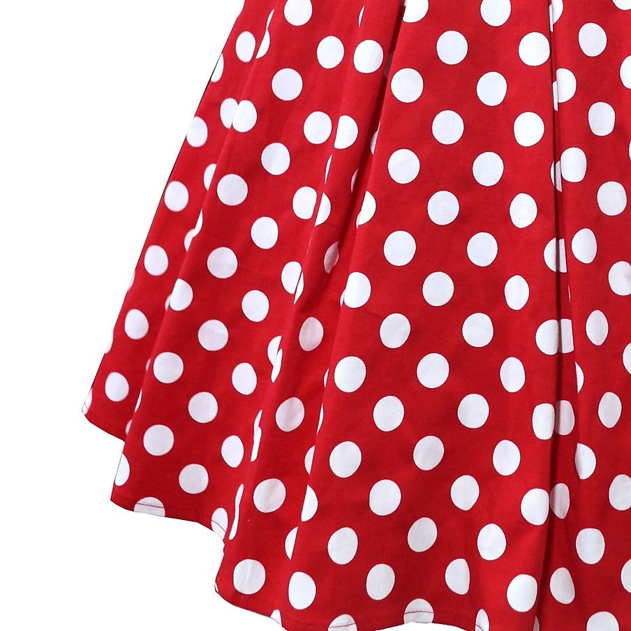 Elegant Polka Dots Classical Skirt A Line Skirt Mini Skirt Printing Women's Carnival Valentine's Day Masquerade Vacation Dailywear Bachelorette Party Adults' Skirt Spring & Summer 2025 - $28.99 –P3