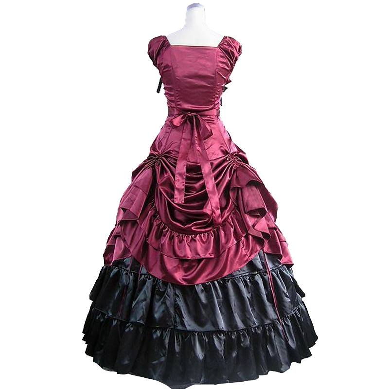 Rococo Victorian 18th Century Dress Party Costume Masquerade Maria Antonietta Plus Size Ball Gown Fancy Dress Women's Girls' Carnival Masquerade Carnival Performance Party / Evening Adults' Dress 2025 - $149.99 –P14