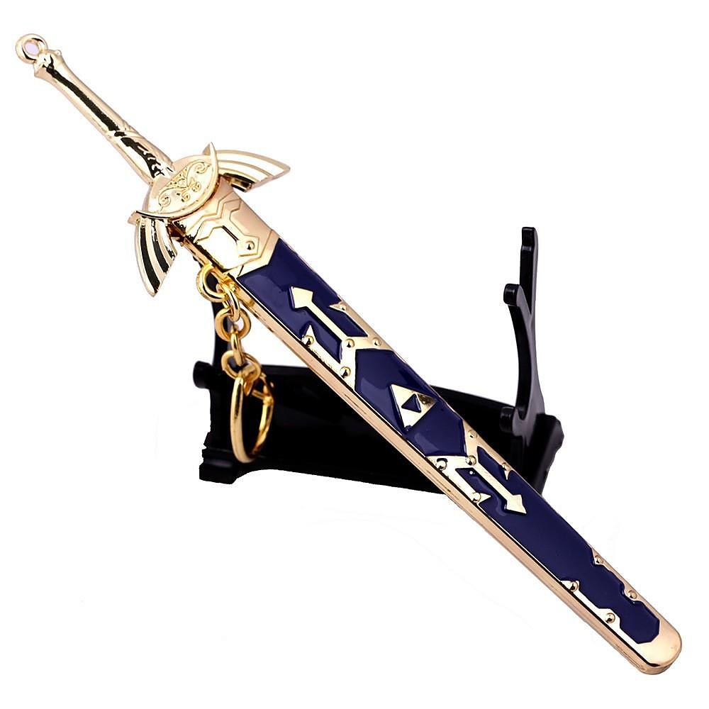 Legend of Zelda-Waffe mit Scheide, Schlüsselanhänger, Cosplay-Spiel, Cartoon-Waffenschmuck 2025 - $12.99 –P5