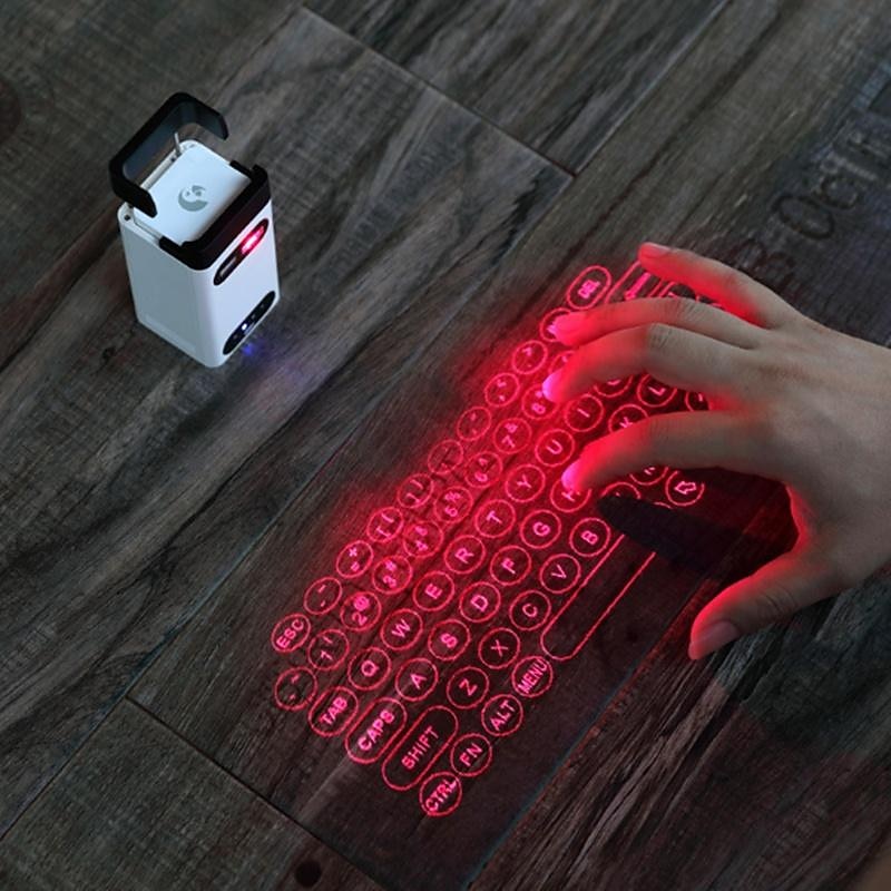 projection laser clavier laser virtuel téléphone portable bluetooth sans fil écran de projection tactile infrarouge bureau portable clavier de 2025 ? $95.99 –P1