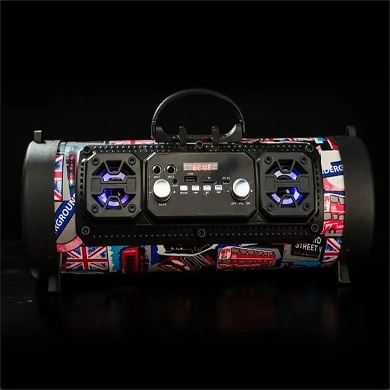 2025年 新しい usb /aux/tf カード電話 pc サブウーファースピーカーフォンワイヤレス bluetooth ポータブルスピーカーサラウンドステレオ屋外スピーカー  コレクション – $104.99 –P1