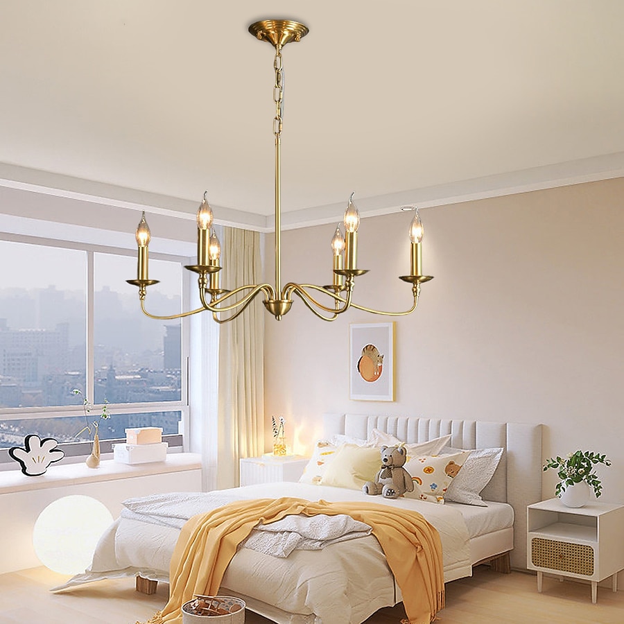 candelabru auriu candelabru modern cu 8 lumini pentru sufragerie, dormitor, foaier, sufragerie, insulă de bucătărie, intrare, birou, bar, decor fermă 110-240v 2026 - $475.19 –P9