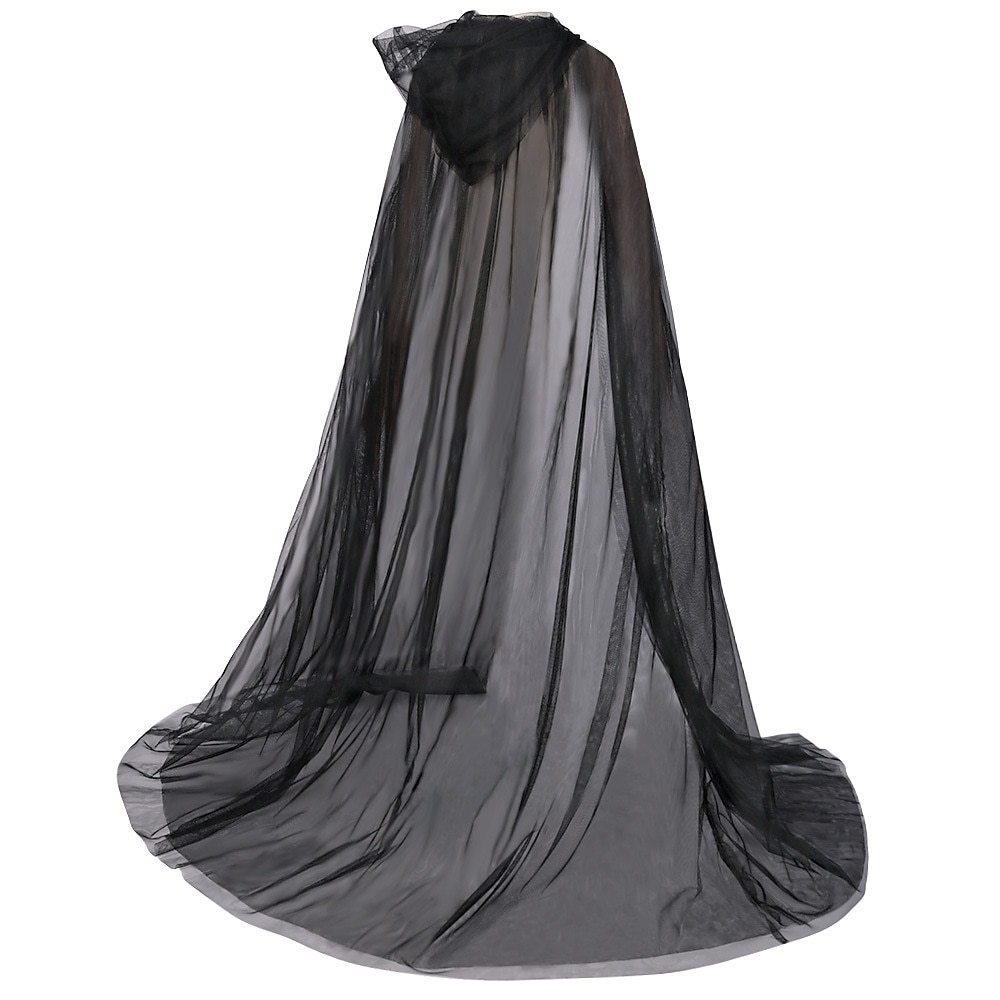 Retro Vintage Punk e gótico Medieval Capa Baile de Máscara Feira Ren Bruxa Drogador da praga Elfo Cor Sólida Mulheres Celta Fantasia Noite de Walpurgis Baile de Máscaras Festa Adulto Casaco Capa de 2025 por $35.99 –P5