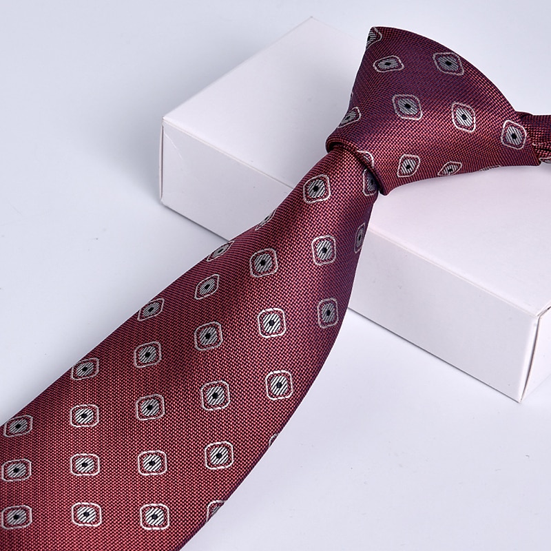 Homme Cravate Cravates Classique Imprimer Imprime Mariage Fête d'anniversaire de 2025 ? $8.99 –P3