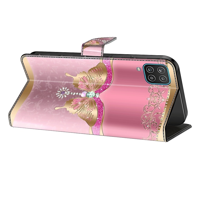 telefone Capinha Para iPhone 16 15 14 Pro Max Plus iPhone 13 12 11 Pro Max Mini Capa para Cartão Wallet Capa articulada Com Suporte Magnética Slot para cartão Borboleta Flor flor floral TPU Couro PU de 2025 por $15.99 –P14