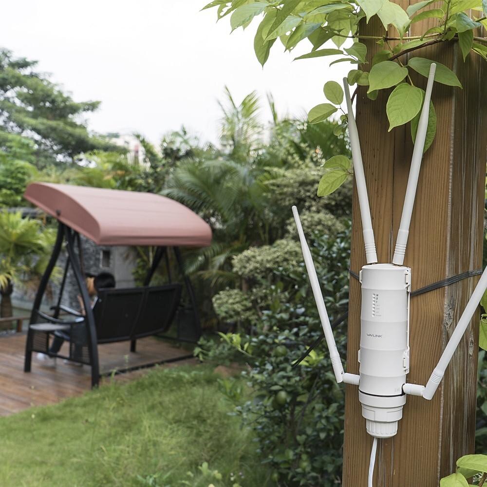 Wavlink Latest Technology 1200Mbps High Power 4x7dBi Antennas Dual Band 2.4GHz&amp;5GHz Gigabit Ethernet Outdoor Weatherproof Wireless WIFI Router/AP Repeater White 2025 - $155.99 –P17