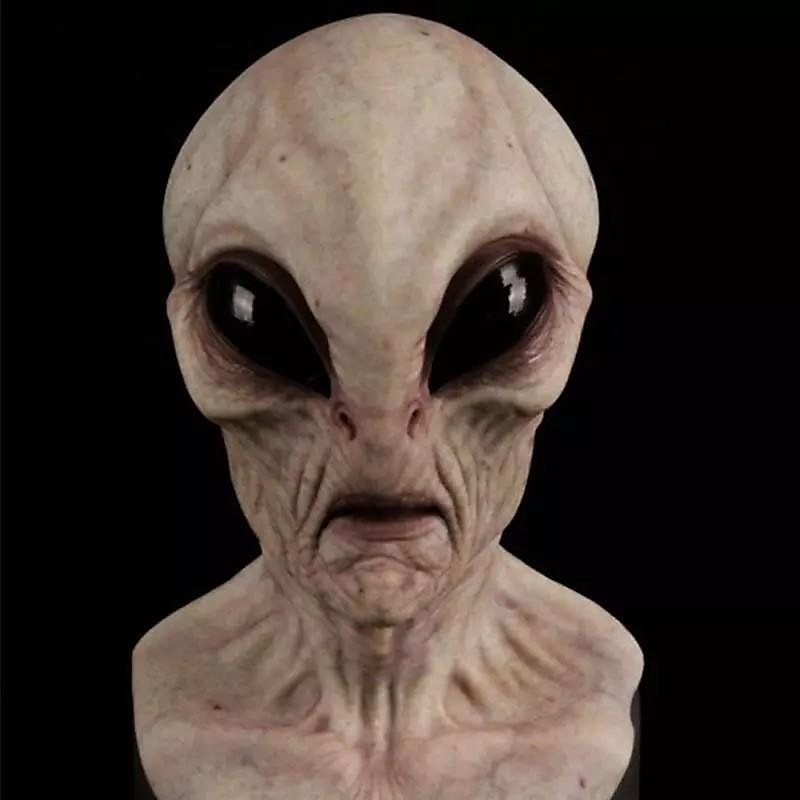 masca de halloween extraterestru amuzant extraterestru masca magica cosplay costum petrecere noutate masti latex cu cap complet pentru adulti si copii-halloween 2025 - $26.99 –P7