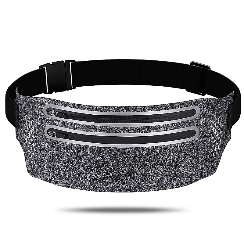 poche de taille ultra-mince en cours d'exécution sport sac banane pack voyage ventre taille ceinture en plein air double fermeture éclair randonnée poche portefeuille ceinture sacs de 2026 ? $8.99 –P8