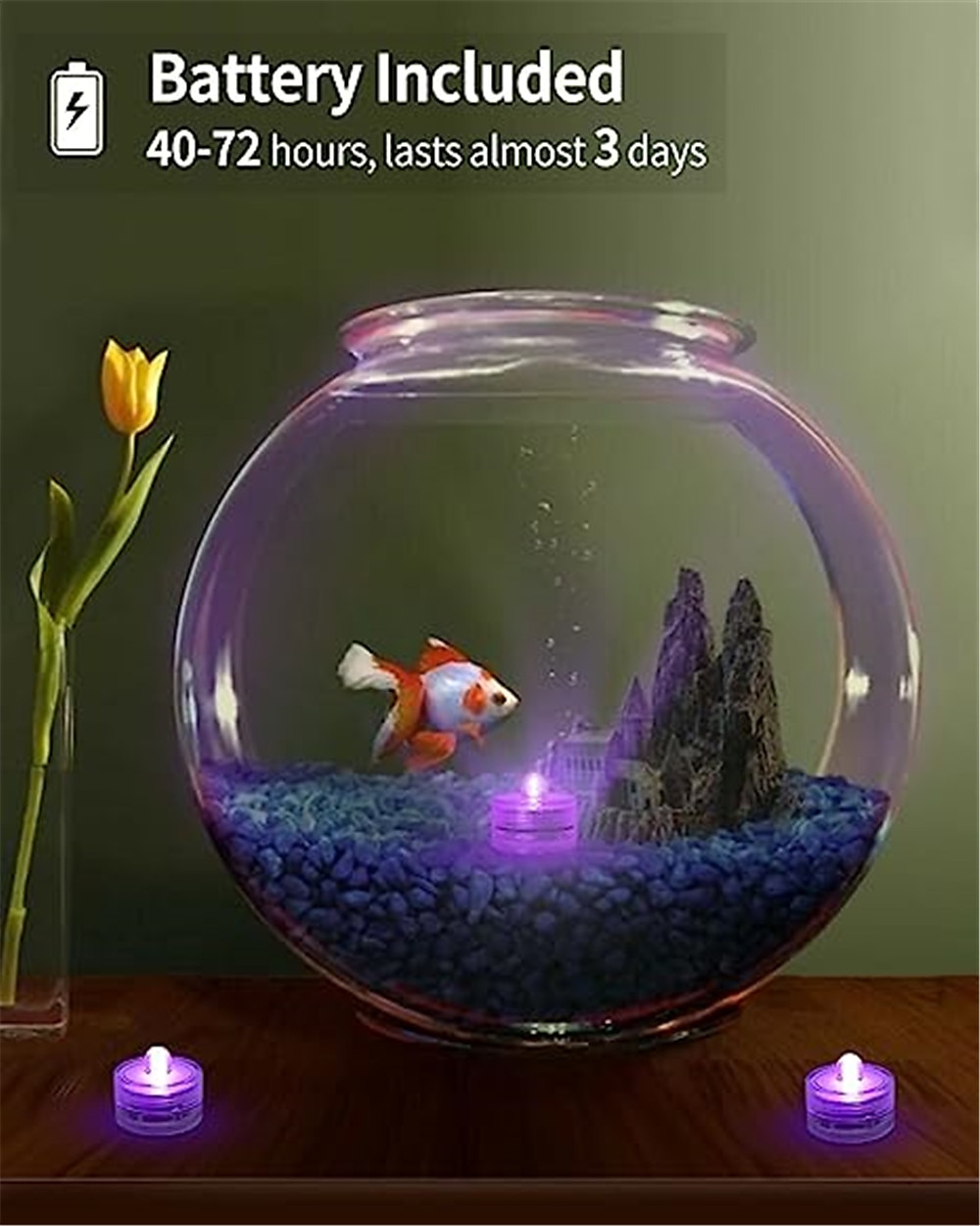 12pcs Waterproof Submersible Mini LED Lights Tea Light Underwater LED Candle Lamp For Aquarium Wedding Party Vase Decor 2025 - $20.99 –P2