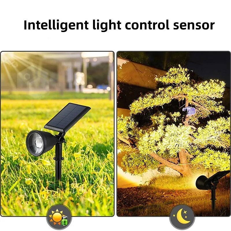 Outdoor Solar Spotlight - Waterproof Pathway Garden Spotlights, Solar Sunset Projection Lights for Lawn, Park, Terrace & Landscape Decoration 2025 - $40.99 –P7