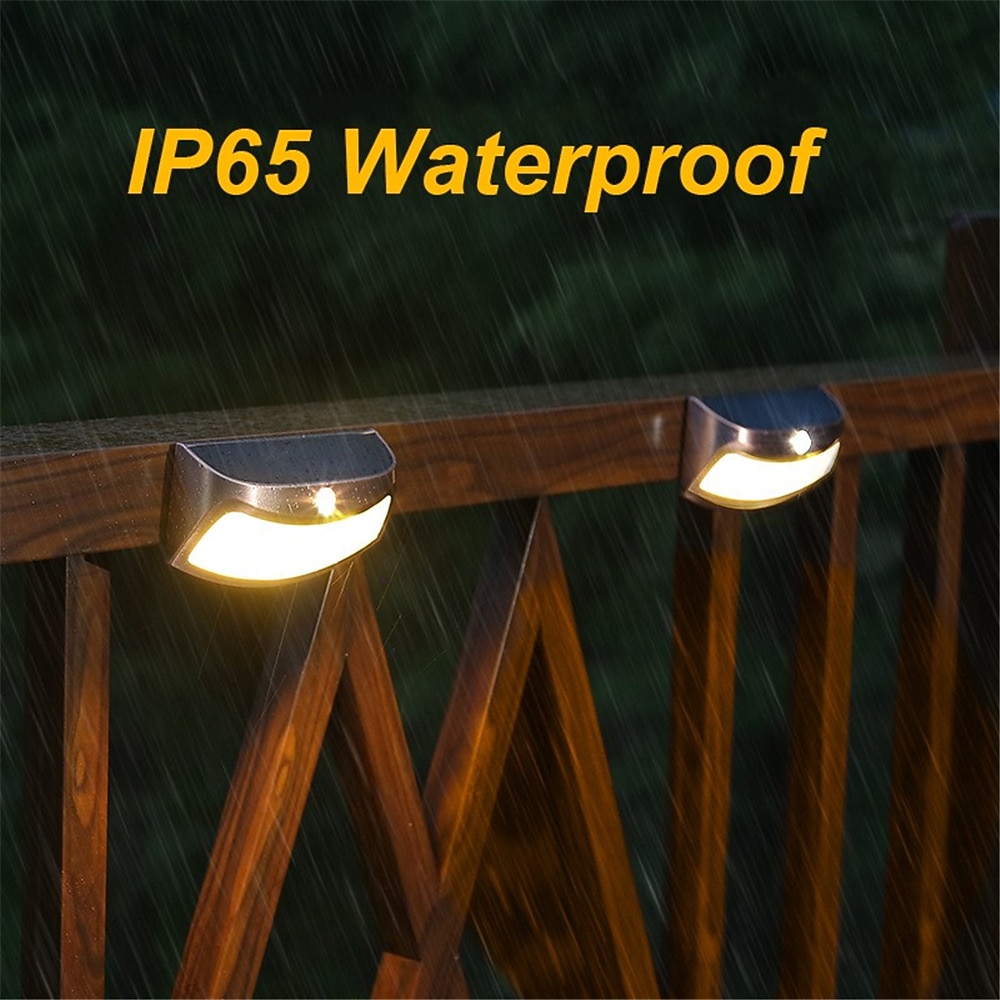 wandlampen op zonne-energie led-hekverlichting buiten waterdicht ip65 zonne-licht decor voor achtertuin patio stap muur tuin tuin 2026 - $33.99 –P8