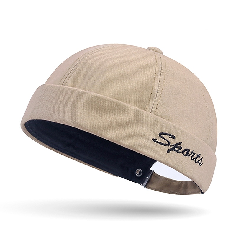 Unisex Mössa Docker Cap Brättelösa hattar Svart Rubinrött Polyester Mode Ledigt Minimalism Utomhus Semester Slät Justerbara Mode 2025 - $11.49 –P2