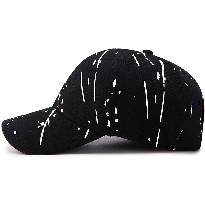Herr Basebollkeps Svart Vit Polyester Resor Strandstil Utomhus Semester Graffiti Justerbara Mode 2025 - $7.99 –P6