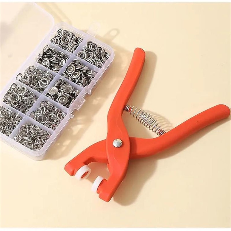 bottoni a pressione in metallo con chiusura a scatto ispessita kit di attrezzi per pinze bottoni da cucire in acciaio inossidabile set per jeans abbigliamento artigianato fai da te forniture per del 2025 a $10.99 –P8