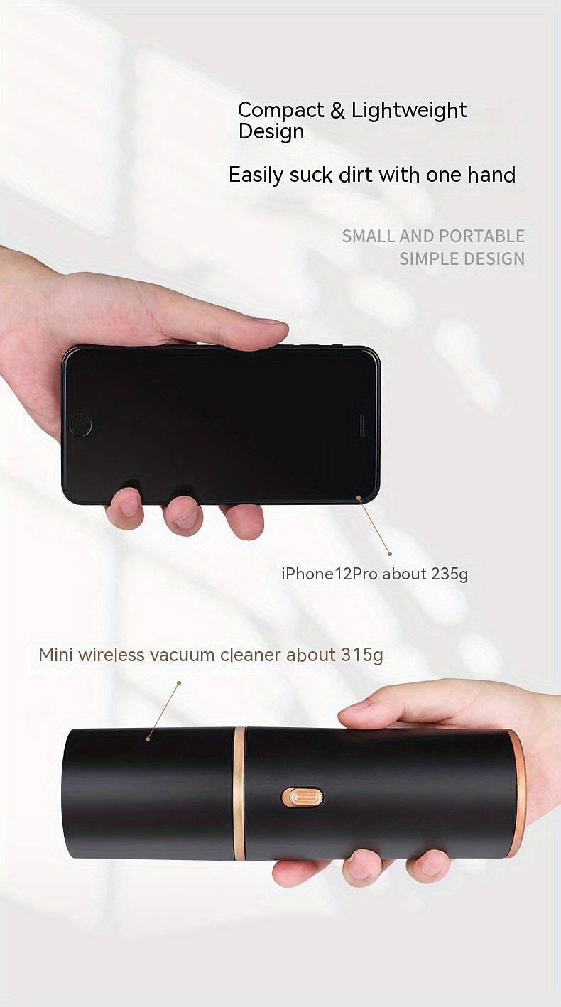 Handheld Vacuum Mini Portable Rechargeable Car Vacuum Cleaner Cordless With 29800PA Powerful Suction For Car Home And Office 2025 - $29.99 –P3