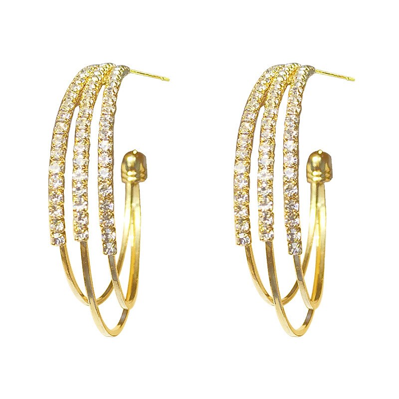 1 paire Boucle d'Oreille Créoles For Femme Anniversaire Soirée Cadeau Alliage Classique Mode de 2025 ? $11.49 –P4