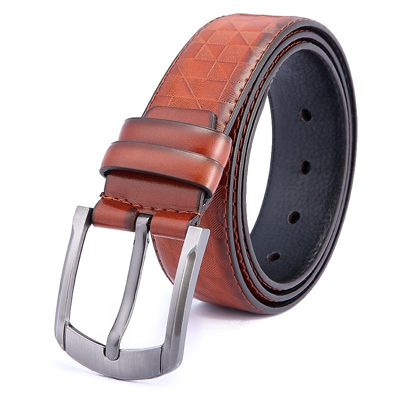 Homme Ceinture en similicuir Ceinture PU Noir Chameau Alliage Plein Usage quotidien Sortie Fin de semaine de 2025 ? $5.49 –P3