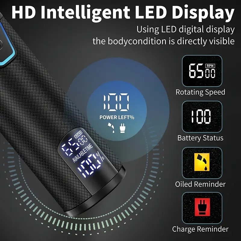 tondeuse en tondeuse kit professionele tondeuses voor mannen draadloze kapper tondeuse machine oplaadbare outliner trimmer heren baardtrimmer elektrisch haar knippen grooming kit 2026 - $98.49 –P8