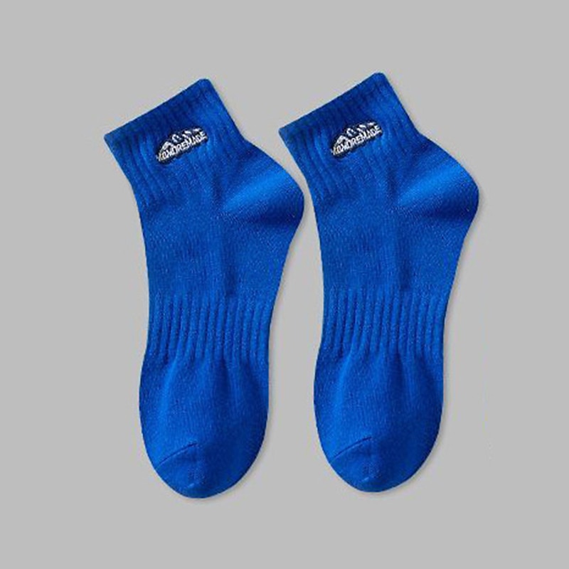 Homme 2 paires Chaussette Chaussettes de Course Noir Blanche Couleur Plein Casual du quotidien Basique Moyen Quatre saisons Mode Respirable de 2025 ? €1.99 –P7