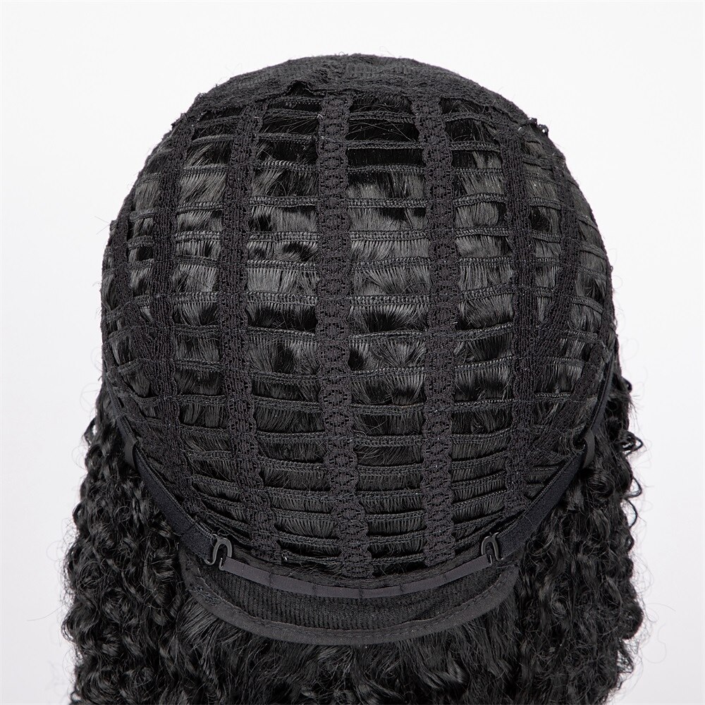 perucas afro curtas e cacheadas com franja para mulheres negras perucas afro marrom crespo e cacheado para mulheres negras perucas sintéticas resistentes ao calor perucas marrons fofas perucas de de 2025 por $27.99 –P14
