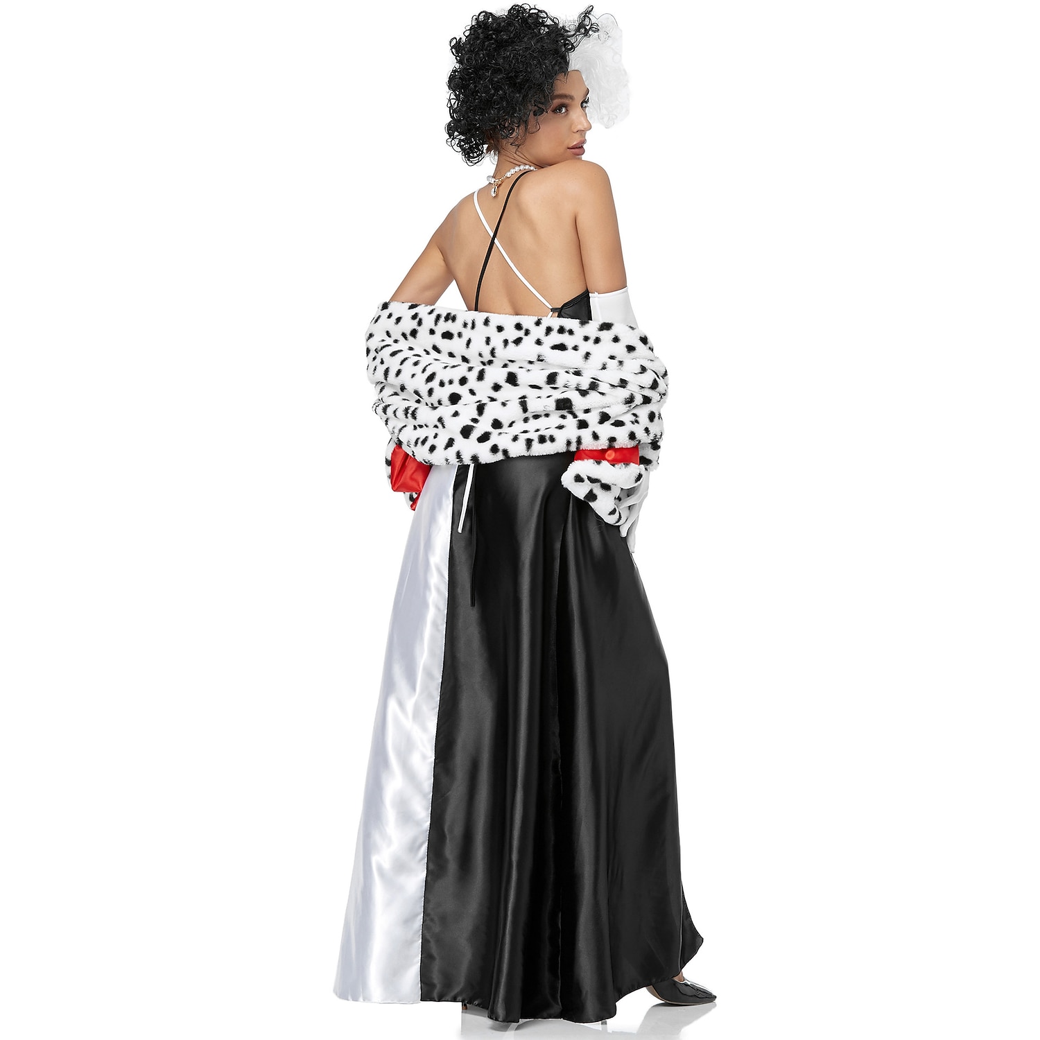Sto a jeden dalmatin Cruella de Vil Šaty Cosplay Paruky Maškarní Cosplay kostým Sexy kostým Filmové kostýmy for Dámské Dospělé Plesová maškaráda 2025 - $26.99 –P3