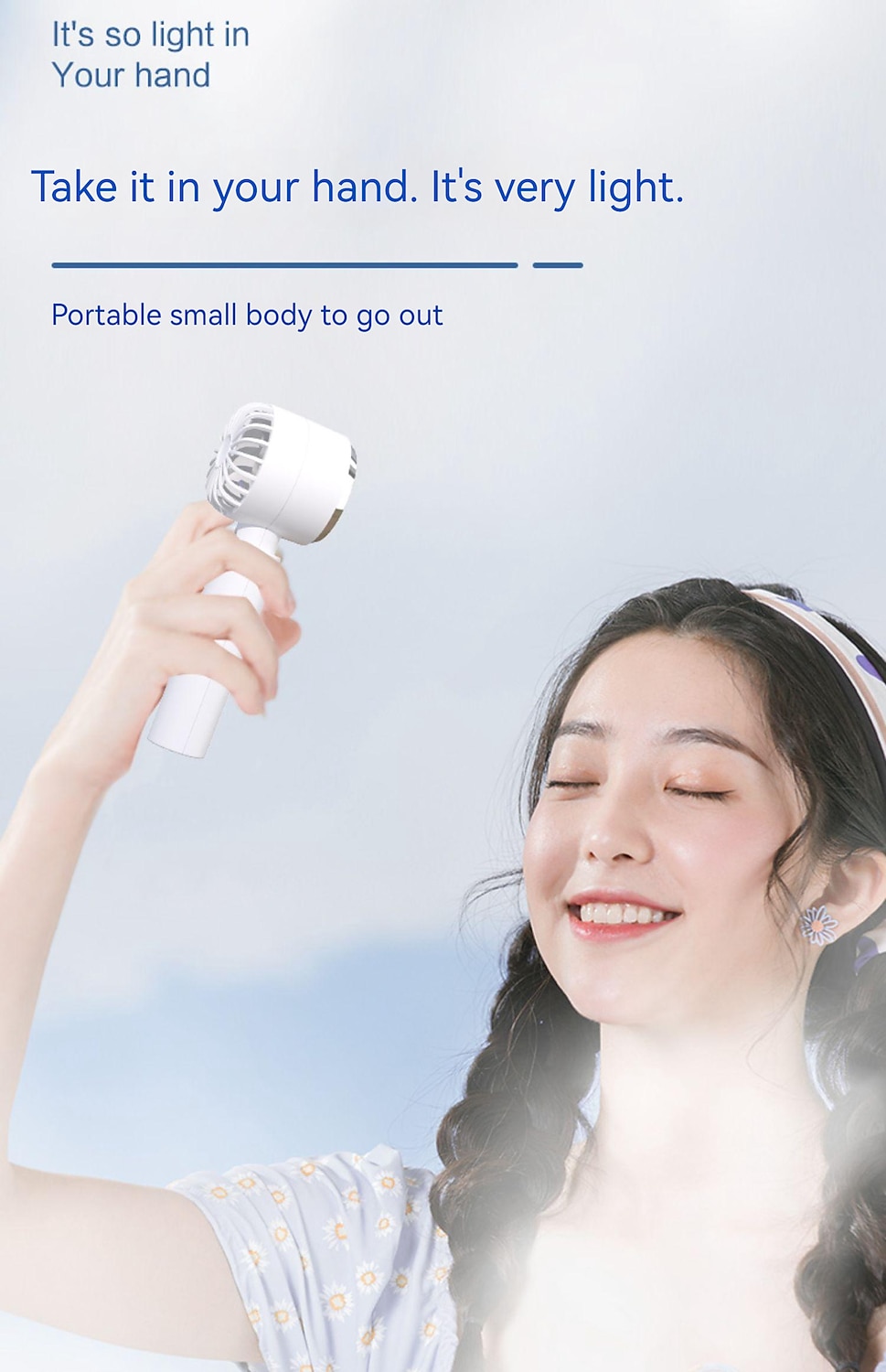 Foldable Misting Mini Fan – Handheld USB Rechargeable Spray Fan, Pocket-Sized Cooling for Travel and Camping 2025 - $13.99 –P7