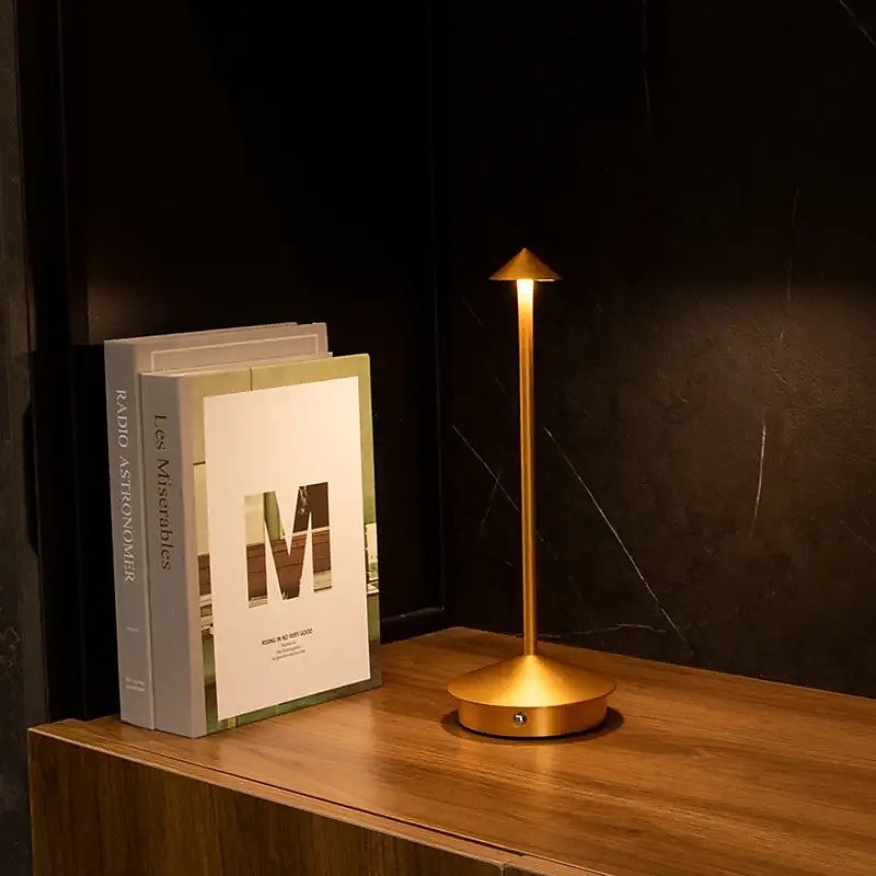 Light In The Box Modern Rechargeable Table Lamp Creative Dining Touch Led Night Lamp For Hotel Bar Coffee Decor Desk Lamp Dimmer Home Lighting 2025 - $55.99 –P14