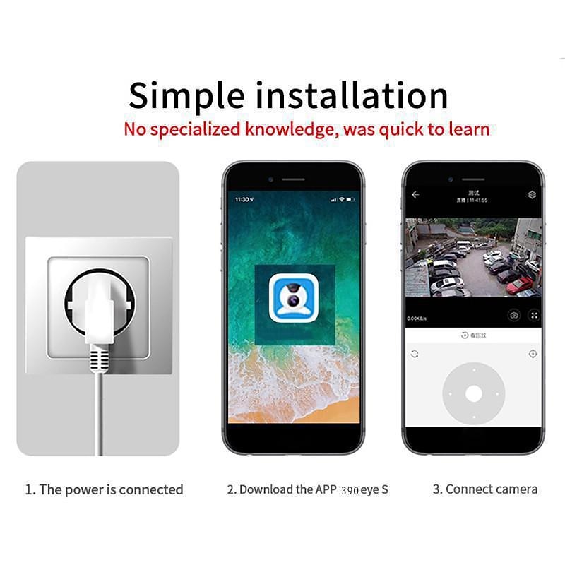 Five Lens HD 1080P/720P Wireless Speed Dome PTZ WiFi IP Camera Two-way Intercom Full Color Night Vision Motion Detection 5G Dual-band IP66 Waterproof Indoor and Outdoor Surveillance Camera 2025 - $68.99 –P14