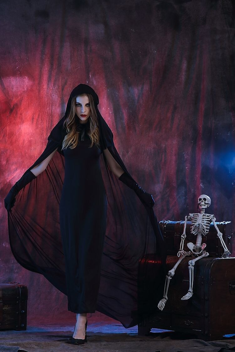 boszorkány Ördög Walpurgis éjszaka Szerepjáték Jelmezek Jelmez Bulikra Álarcosbál Felnőttek Női Felszerelések Szerepjáték Teljesítmény Parti Halloween Mindszentek napja Álarcos mulatság Könny 2025 - $32.99 –P2