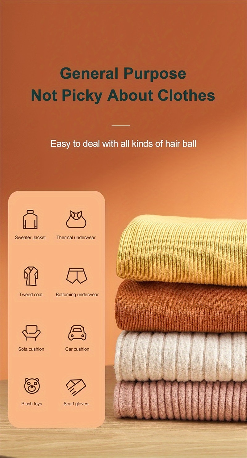 Fabric Sweater Shavers To Remove Pilling Electric Lint Remover Rechargeable With 6-Leaf Blades And Lint Rollers USB Fabric Shaver Fuzz Remover Fabric Pill Shaver For Sweater Couch Clothes Carpet 2025 - $23.99 –P7
