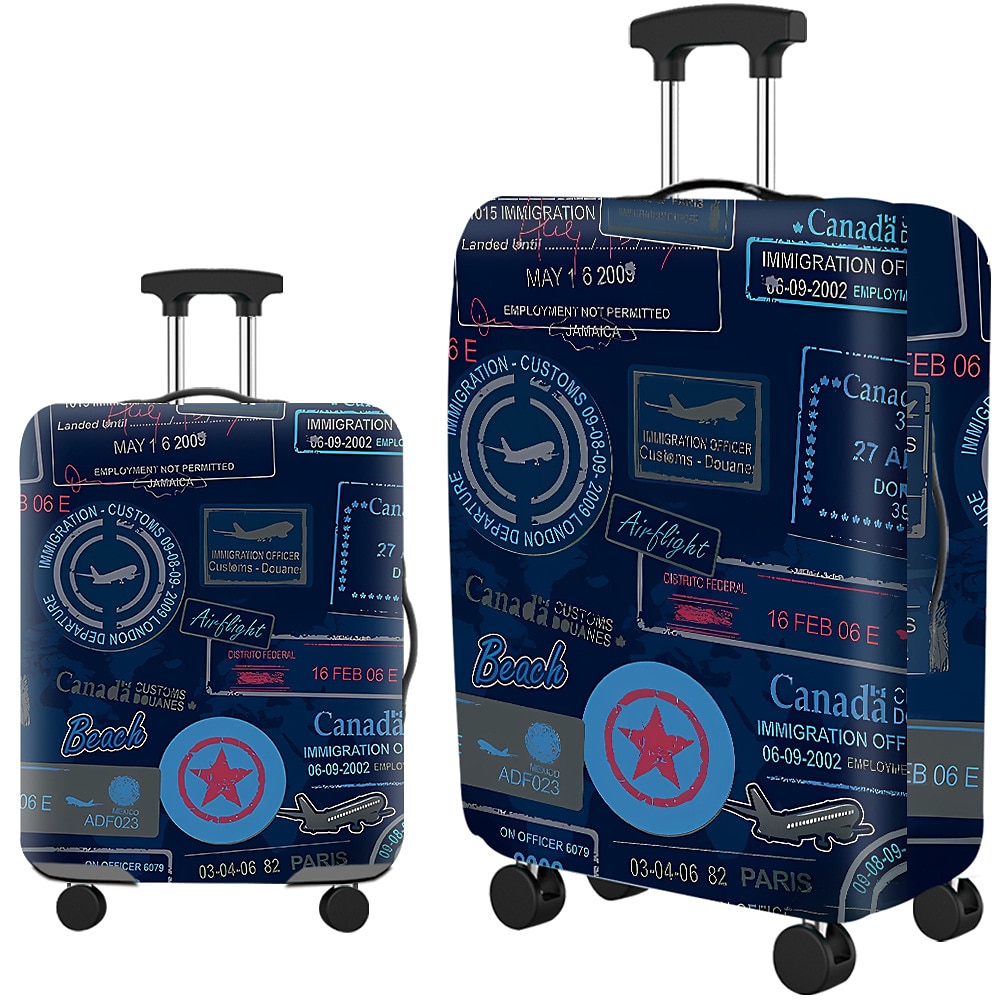 Durable Travel Luggage Cover, Dacron Elastic Suitcase Cover Protector, Foldable Washable Luggage Cover Protector 2025 - $12.49 –P7