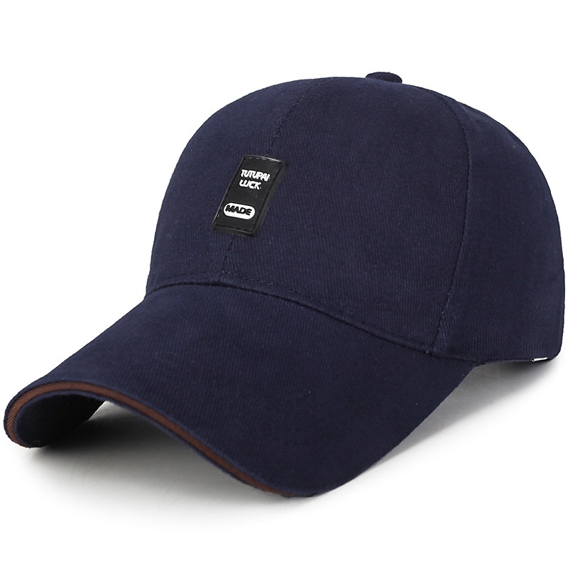 Men's Baseball Cap Black White Cotton Travel Beach Outdoor Vacation Plain Adjustable Fashion 2025 - $8.49 –P12
