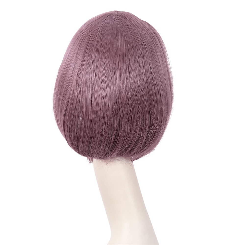 30 cm kort rak peruk för kvinnor BOB peruk Halloween cosplay festperuker 2025 - $14.49 –P4