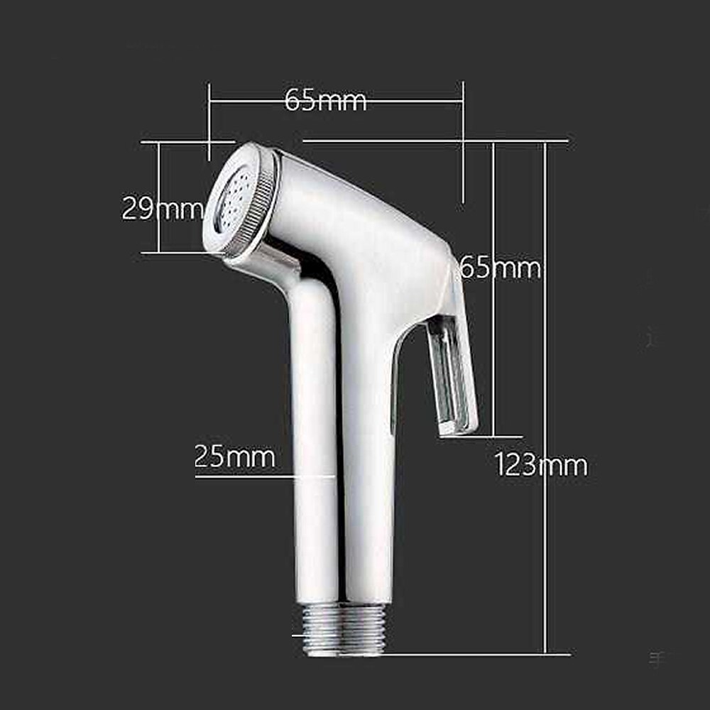 Bidet-Sprühgerät für die Toilette mit Schlauch 1,5 m, handmontierter ABS-Sprühkopf zur Wandmontage, Shattaf-Windelreinigungsset für die persönliche Hygiene 2025 - $8.49 –P1