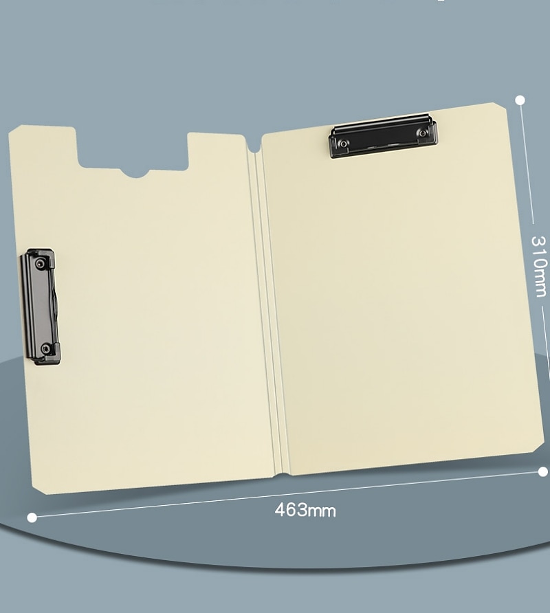 A4 File Folder Clipboard Writing Pad Memo Clip Board Double Clips Test Paper Storage Organizer Portable Pad School Supplies Offi 2025 - $14.99 –P6