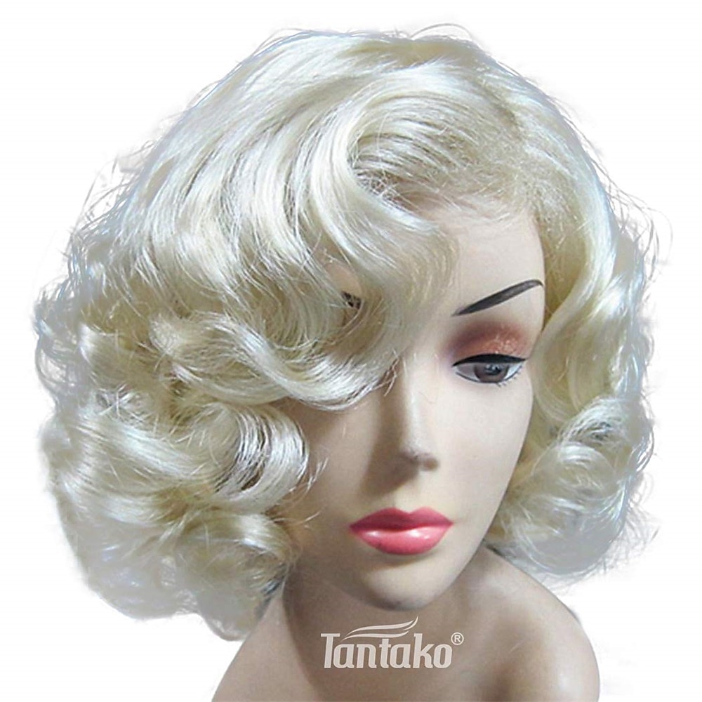 Kort kobberrød parykk kvinner 1920-talls 20s 30s krøllete syntetisk kastanjefarge bob vintage parykk karneval cosplay kostymeparykk Halloween-parykker 2025 - $17.99 –P12