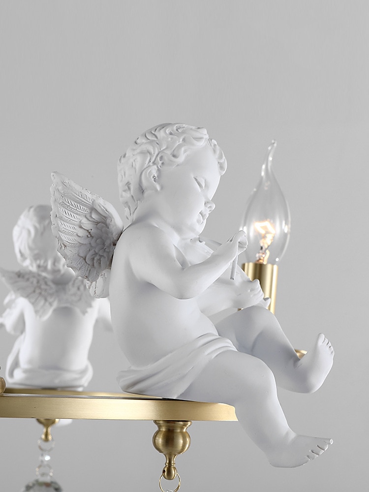 candelabro de vela de fazenda anjo 3/6-luz 55/70 cm para sala de estar, luminária de teto pingente industrial rústica, luminária de teto vintage para quarto corredor cozinha sala de jantar foyer de 2026 por $575.89 –P6