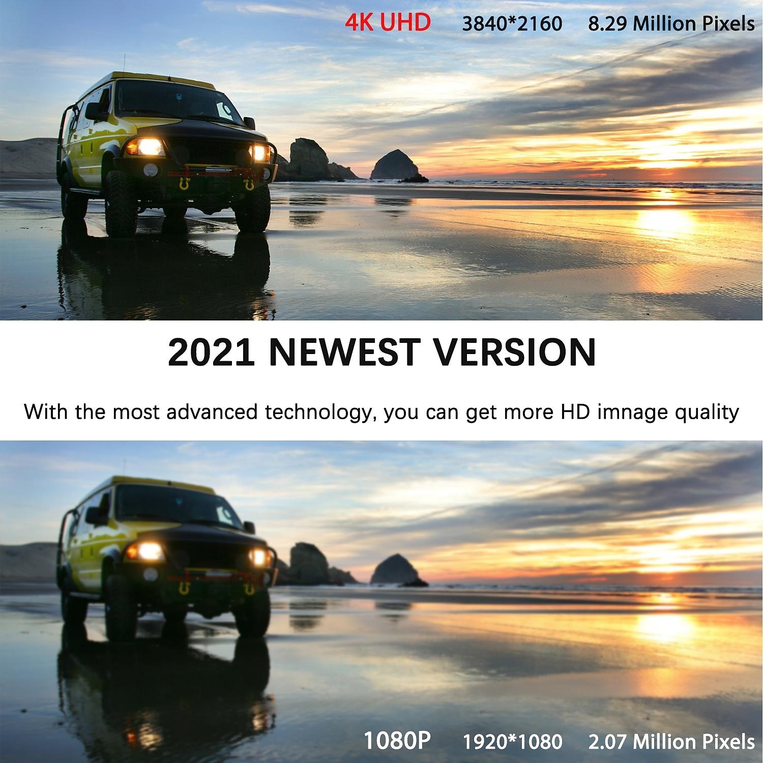 телевизионная антенна цифровая HDTV с усилителем дальность действия 3600 миль в помещении на открытом воздухе с магнитным основанием 2026 - $23.99 –P9