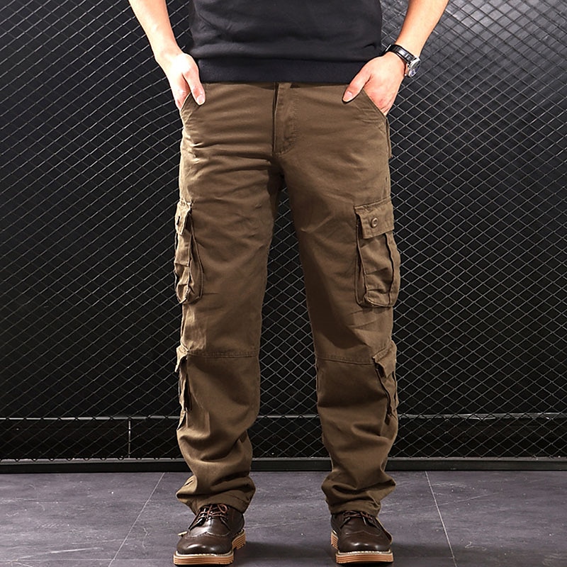 Men's Cargo Pants Cargo Trousers Hiking Pants Pocket Plain Comfort Quick Dry Daily Outdoor Going out Fashion Casual Blue Camouflage Blue 2026 - $35.99 –P3
