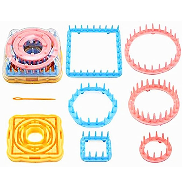 naald hobby weefgetouw breimachine diy weven hulpmiddel breimachine kleur stiksels tool bloem weefgetouw breien 2025 - $15.49 –P6