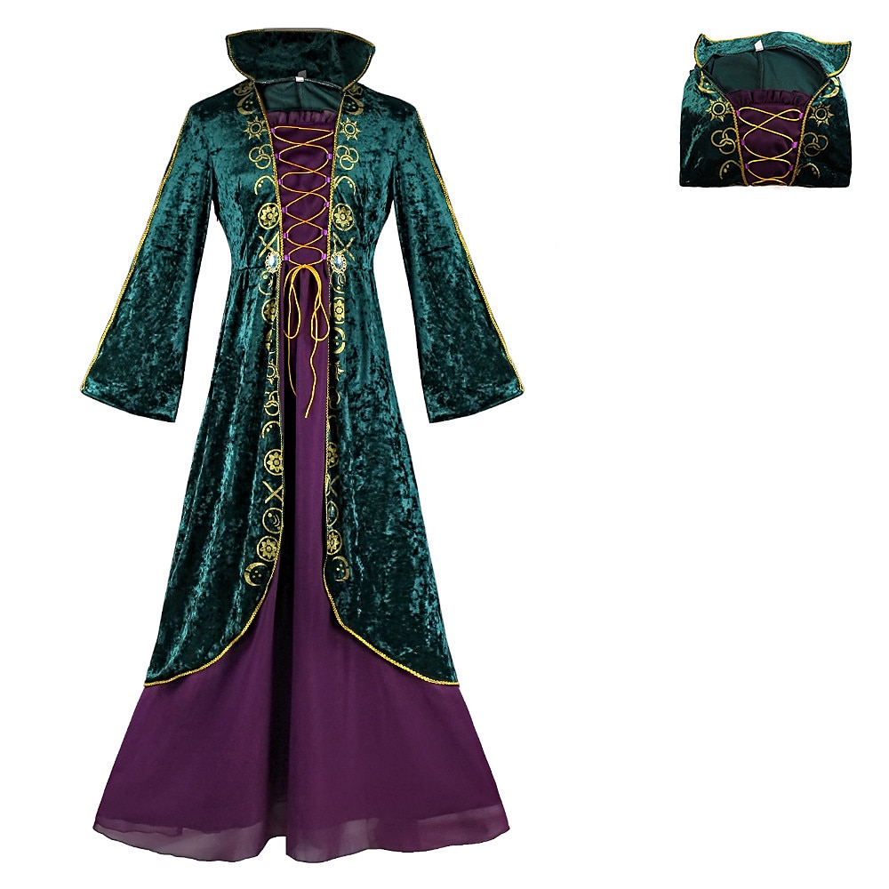Hokuspokus Hexe Winifred Kleid Umhang Maskerade Cosplay Kostümparty Film Cosplay for Damen Erwachsene Maskerade 2025 - $44.99 –P18
