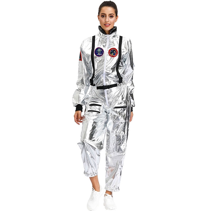herr astronaut cosplay kostym par kostymer för halloween karneval vuxen trikot onesie karriär kostym 2025 - $46.99 -P11