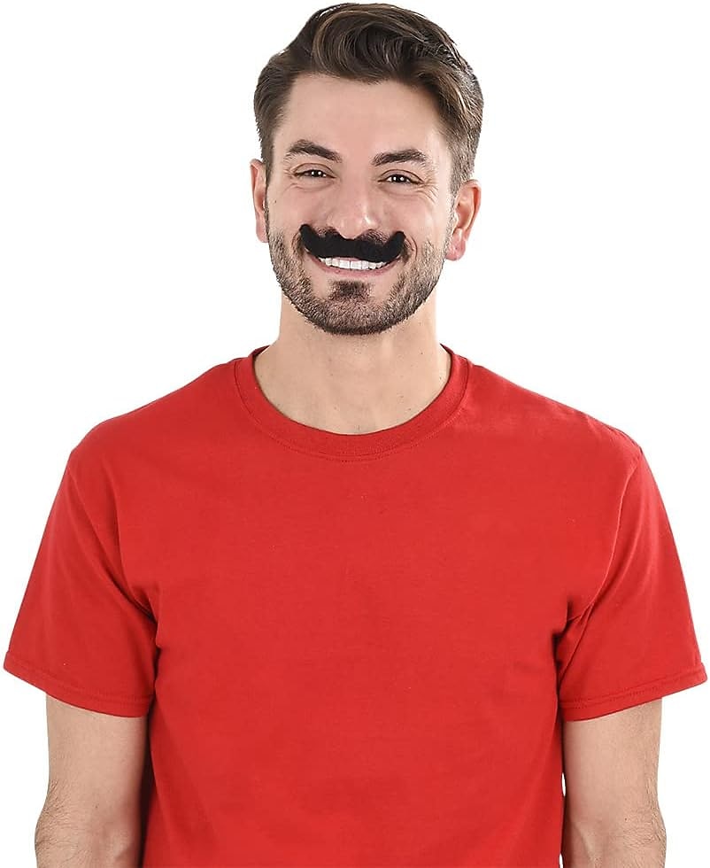 סופר מריו בגדי ריקוד גברים בנים שפמים קלסי ונצחי ג'ֶנטֶלמֶן הצגה מסיבה נשף מסכות חג המולד האלווין (ליל כל הקדושים) קרנבל תחפושות ליל כל הקדושים קלות 2026 - $9.49 –P2