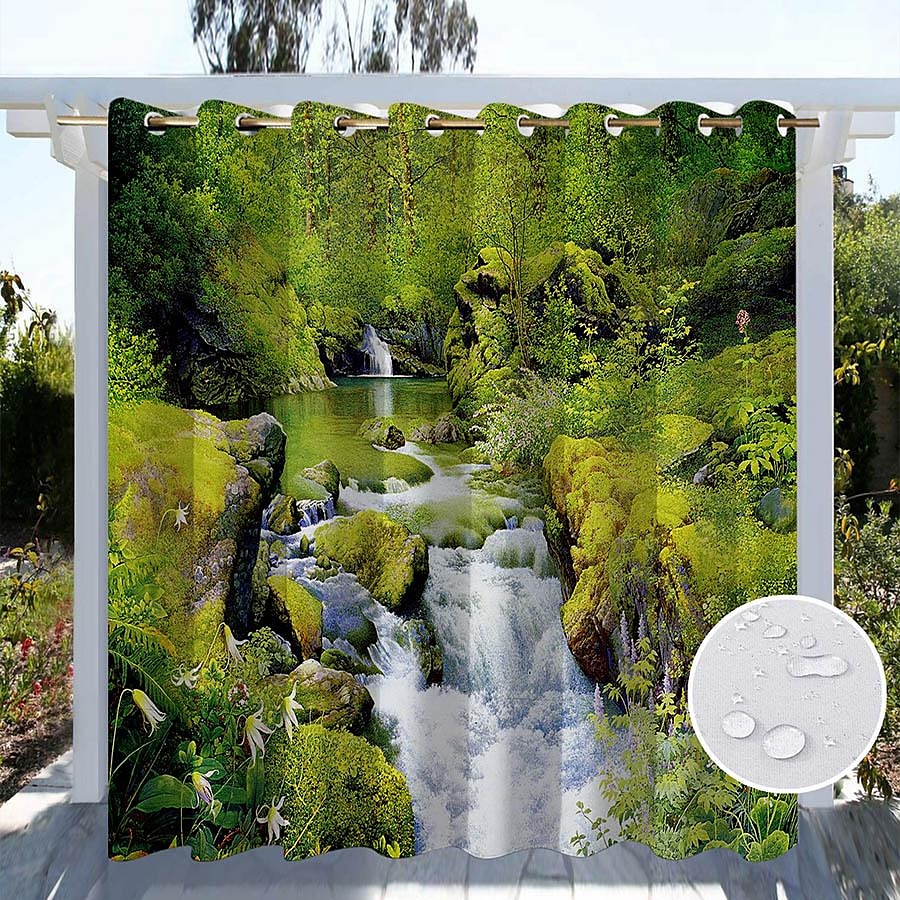 Waterproof Outdoor Curtains for Indoor Wedding Patio Thick Privacy Grommet Curtains for Wedding Bedroom, Living Room, Porch, Pergola, Cabana 2025 - $41.99 –P14