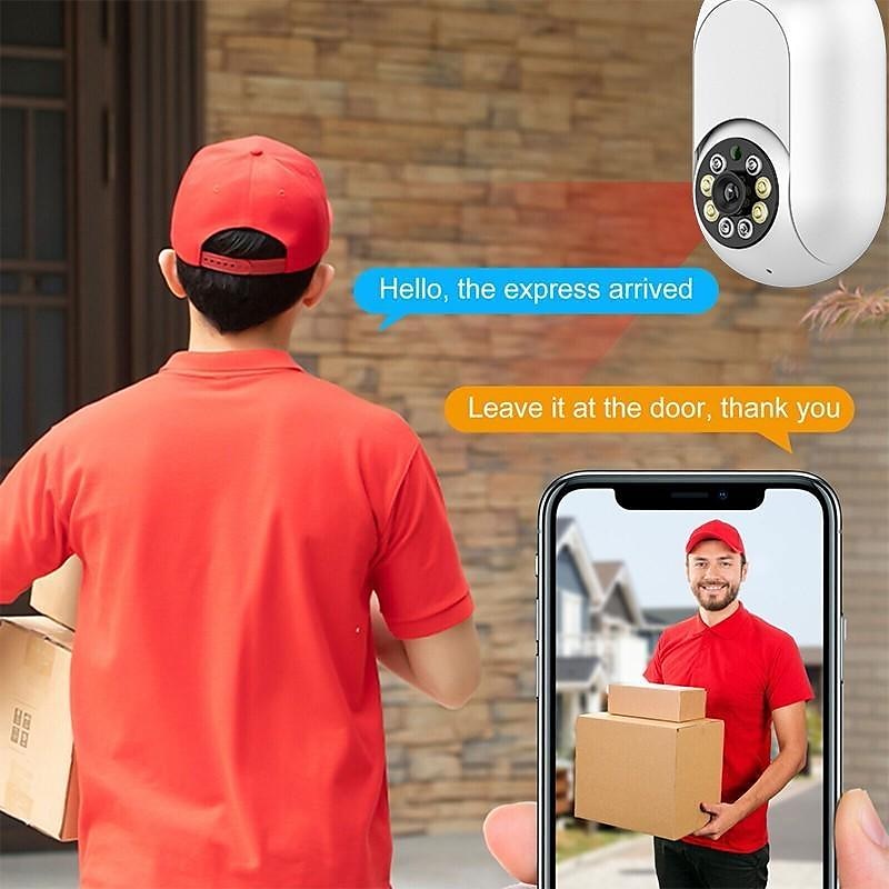1080P/720P Wifi E27 Bulb Surveillance Camera Full Color Night Vision Motion Detection 4x Digital Zoom 2 Way Voice Indoor Baby Monitor Home Security Netcam 2025 - $34.99 –P5