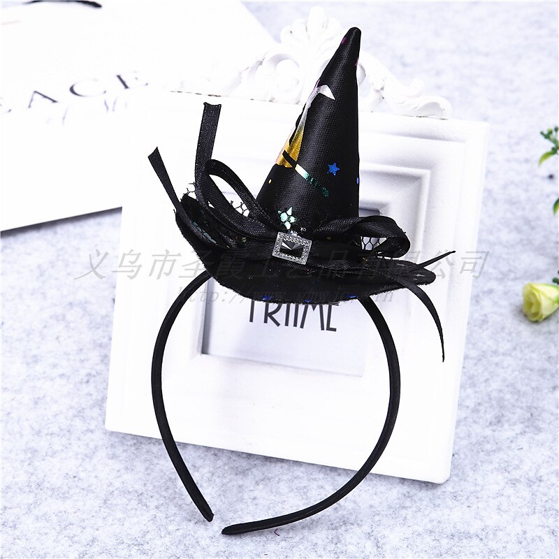 Čerodějnice Klobouky Halloween rekvizity Dospělé Dámské Dívčí předvečer Všech svatých předvečer Všech svatých Karneval Mardi Gras Jednoduchý karnevalový kostým 2025 - $10.99 –P7
