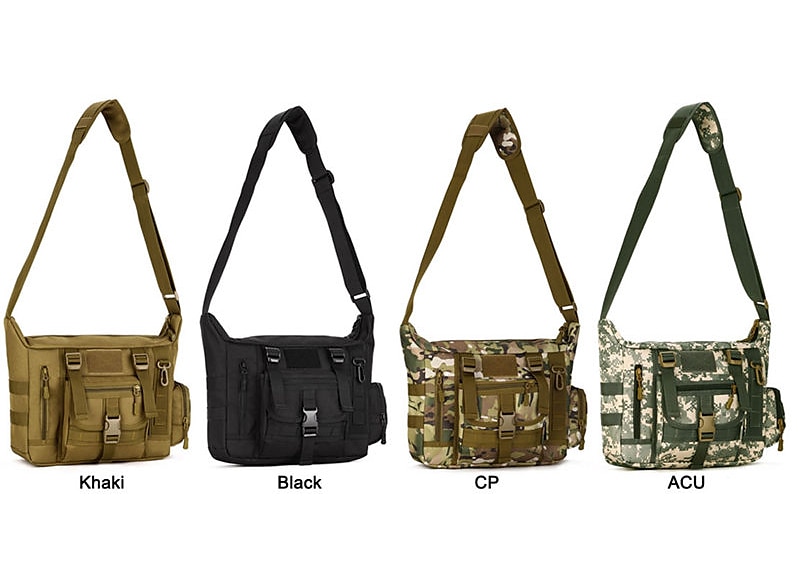 Men's Computer Bag Army Fan Camouflage Shoulder Bag  Large Messenger Bag Ipad3 Men's Bag A4 Book Leisure Bag 2025 - $36.99 –P10